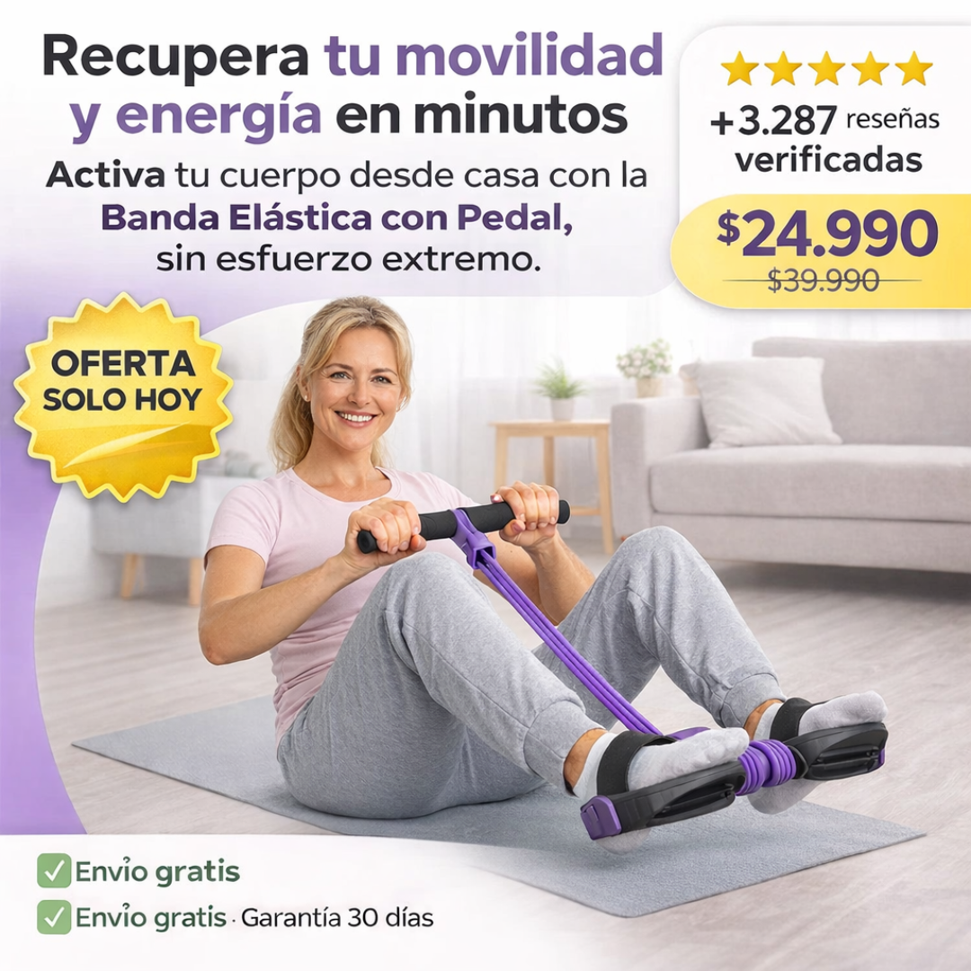 Banda Pedal-Activa tu cuerpo y aumenta tu resistencia