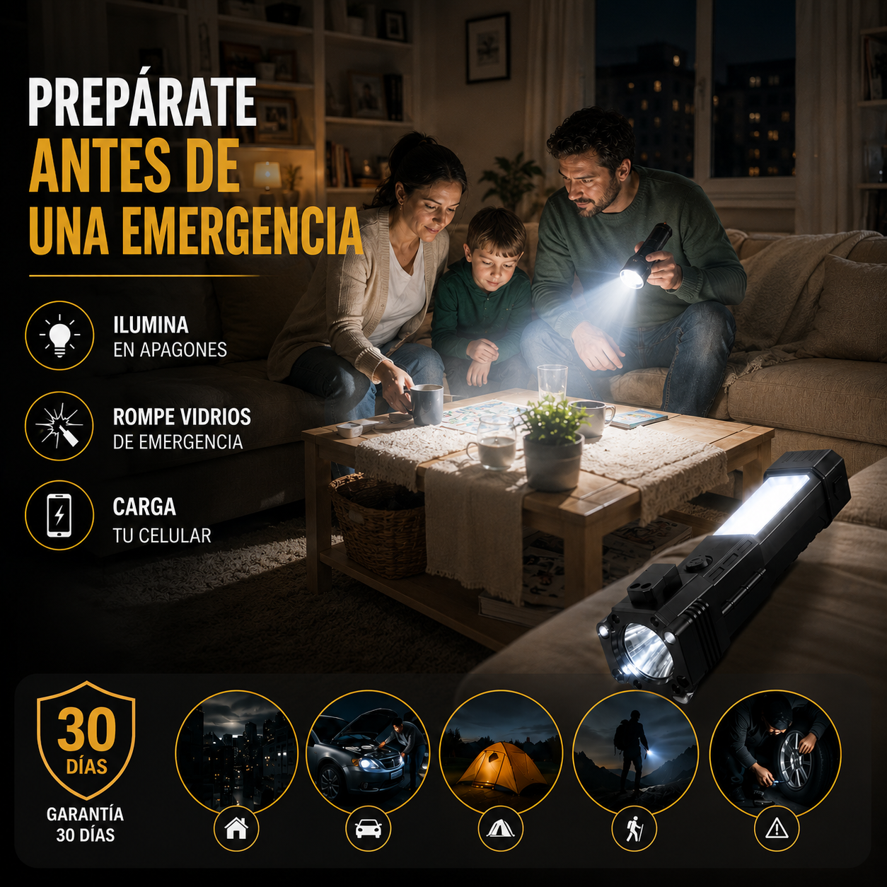 ¿Y si esta noche se corta la luz o tienes una emergencia?