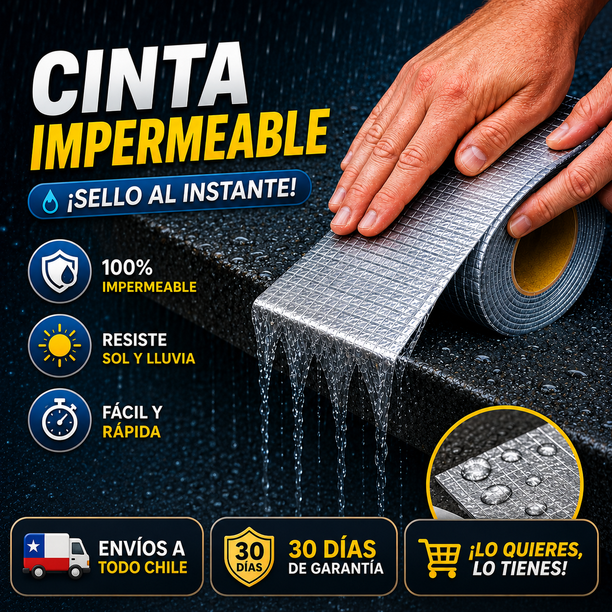 OFERTA SOLO X HOY-Repara grietas, goteras y filtraciones en segundos