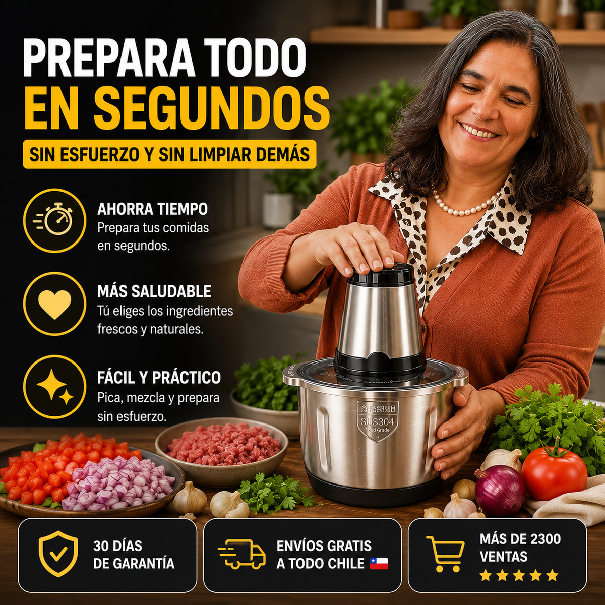 PICA, TRITURA Y PREPARA EN SEGUNDOS