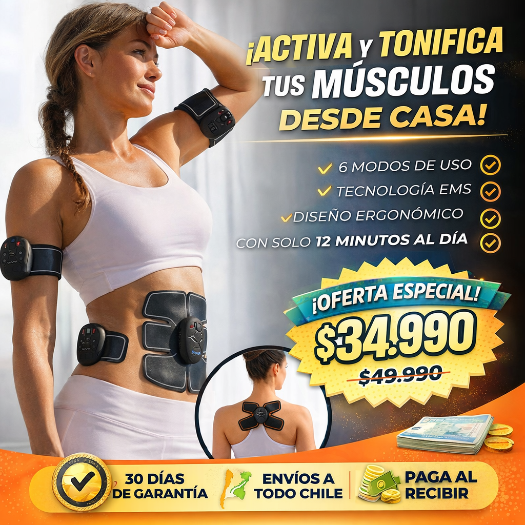 ElectroFit-Activa y Tonifica tus Músculos sin Ir al Gimnasio