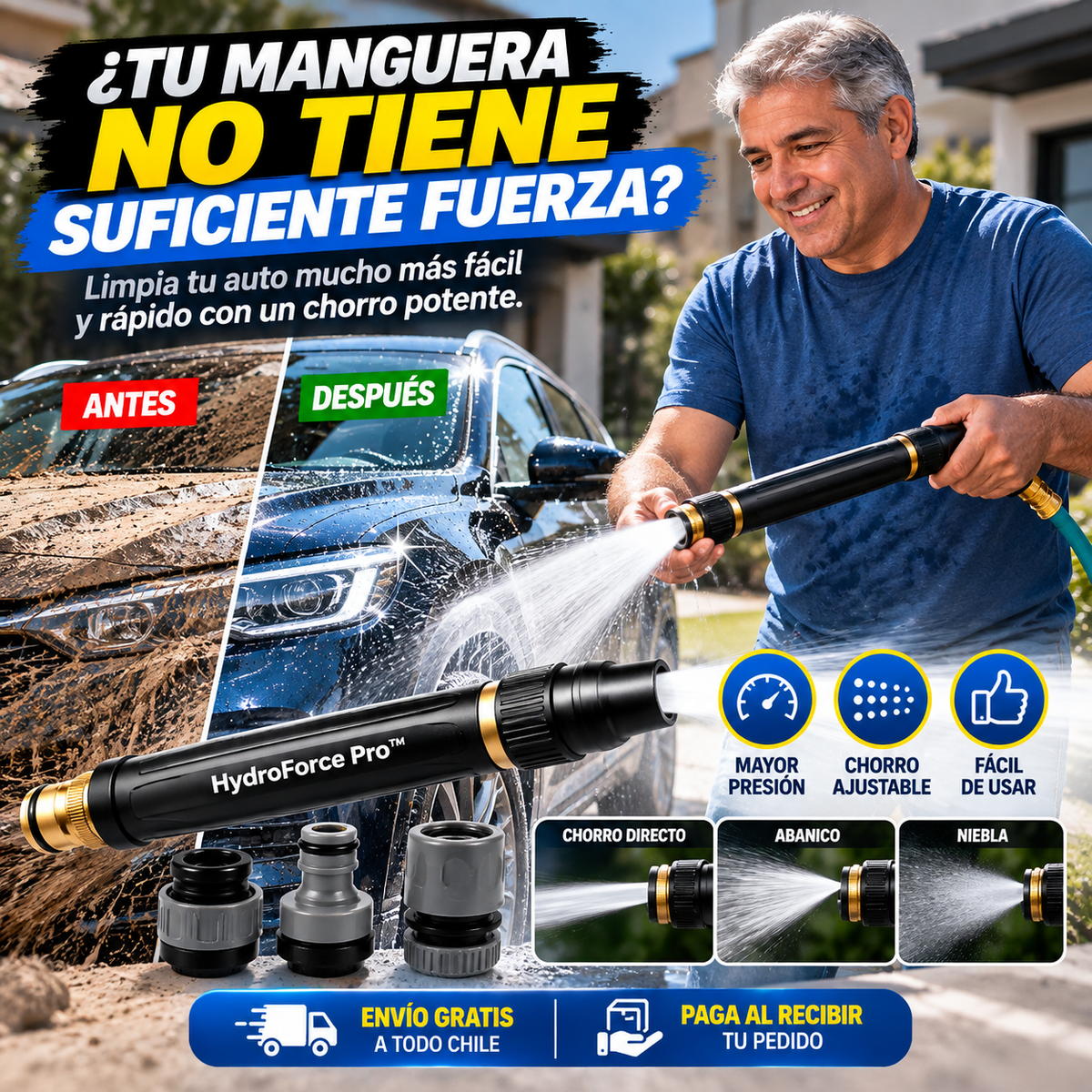 La potencia que le faltaba a tu manguera