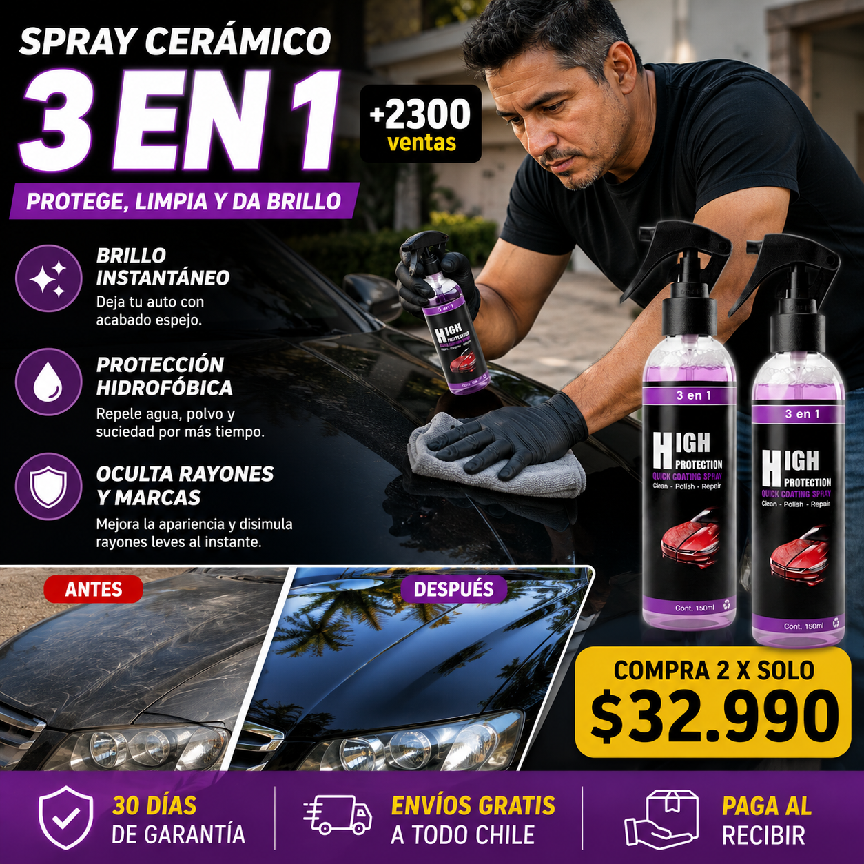 OFERTA 2X$32.990-Recubrimiento cerámico 3 En 1