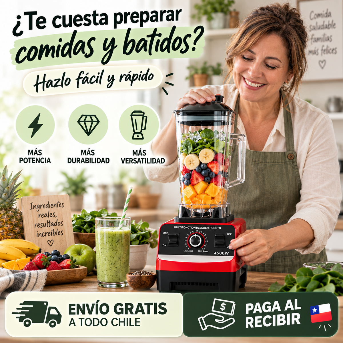 Prepara de todo sin esfuerzo y en segundos