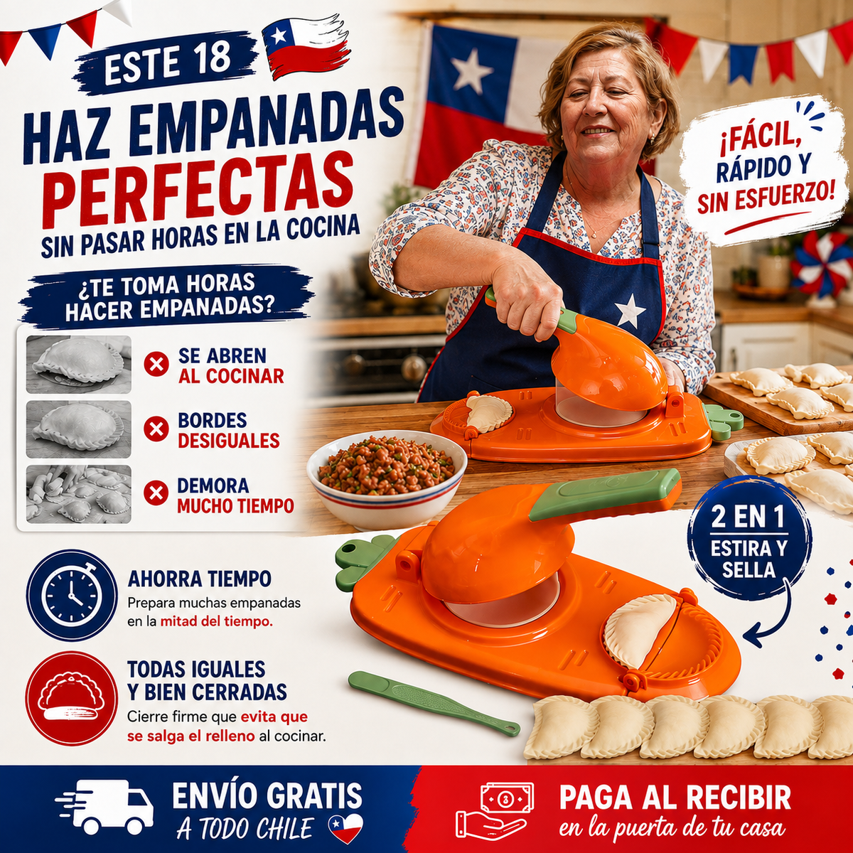 Este 18 preocúpate de disfrutarlas, no de pasar toda la mañana preparándolas