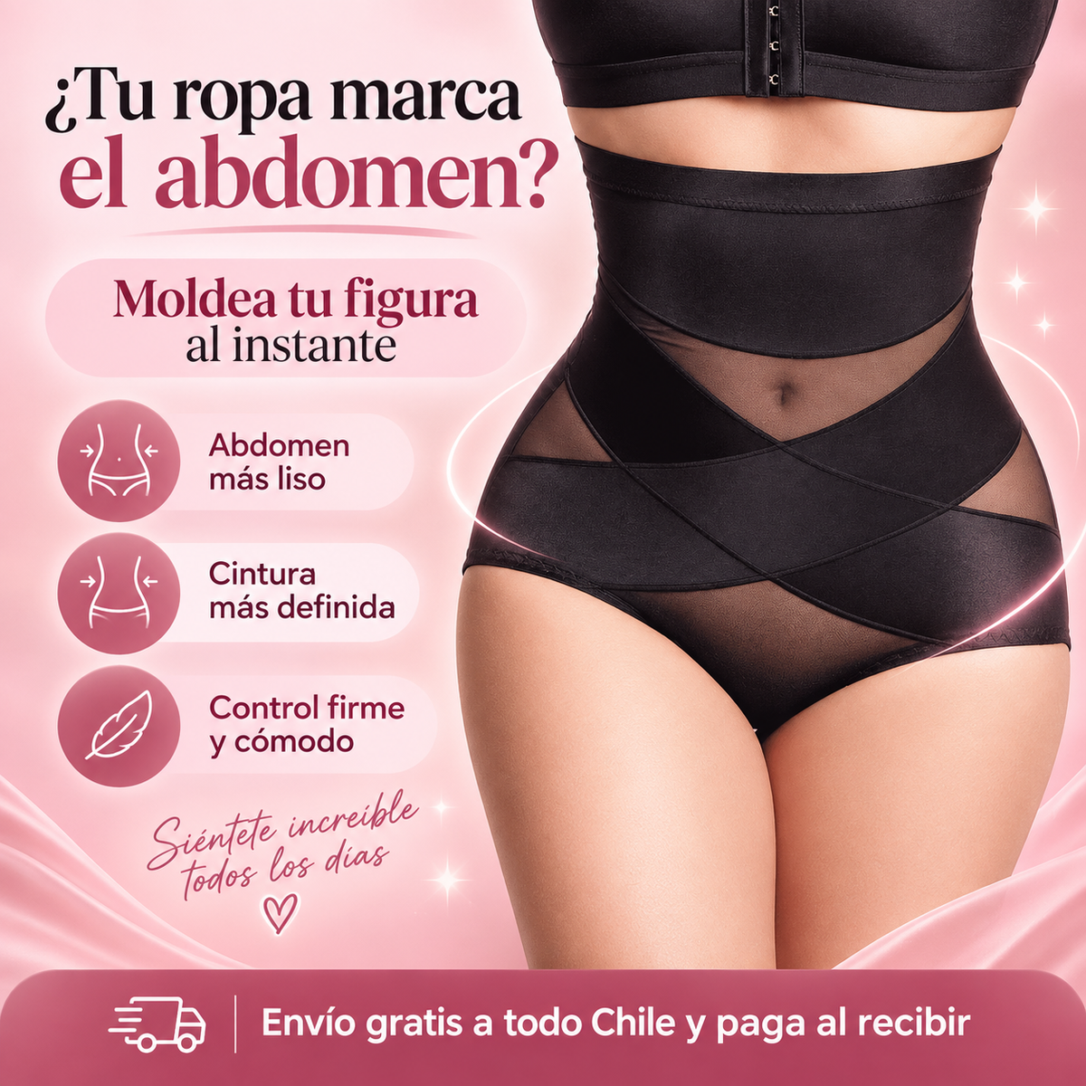 ¡Moldea tu abdomen y cintura al instante!