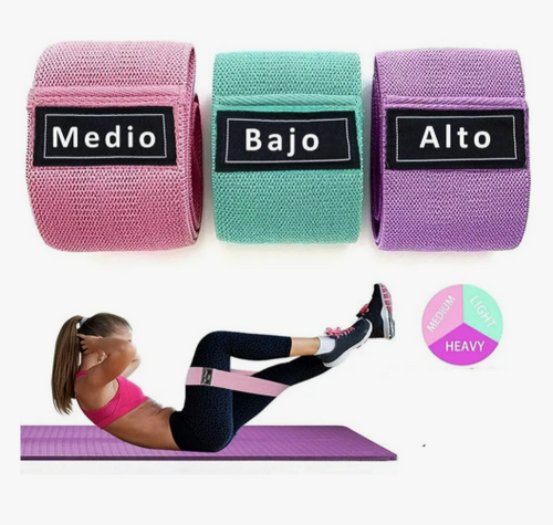Set 3 Bandas Elasticas Resistencia